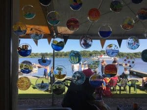Broads inspired artwork with the Norfolk Broads Yacht Club Sailing School
